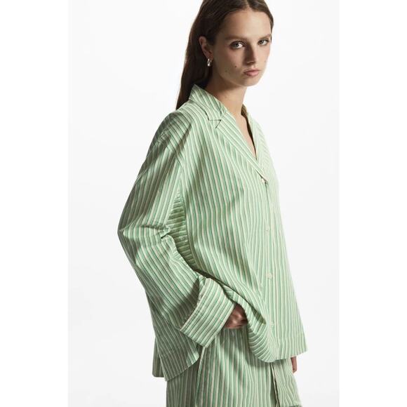 COS Tops - COS Striped Blouse Sz L